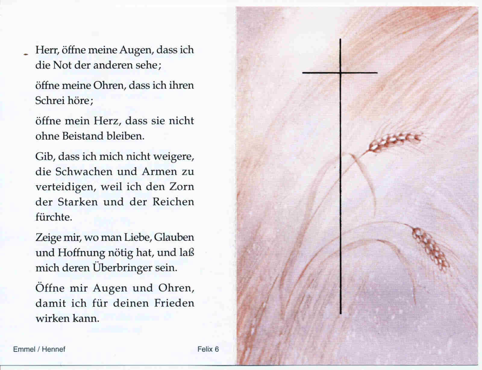 Totenbildchen Berthold Heuberg aussen